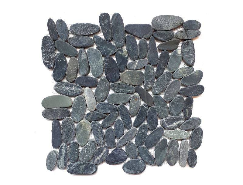 SLICED OVAL GREY BLACK